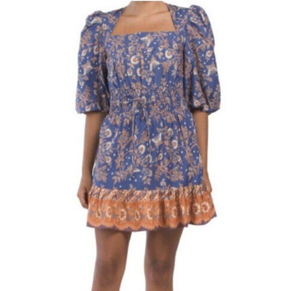 House of Harlow 1960 Butterfly Print Mini Dress Size M - Picture 1 of 9